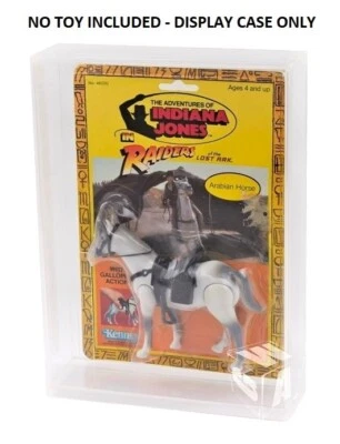 GW ACRYLIC LTD GW Acryl Kenner Indiana Jones ROTLA Carded Arabian Horse Figur Vitrine