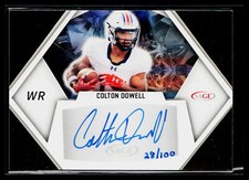 Colton Dowell 2023 SAGE HIT Autographs Gold #A-CD SN,AU UT Martin Skyhawks