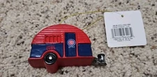 New With Tags MLB CHICAGO CUBS The Memory Company Camper Christmas Ornament 