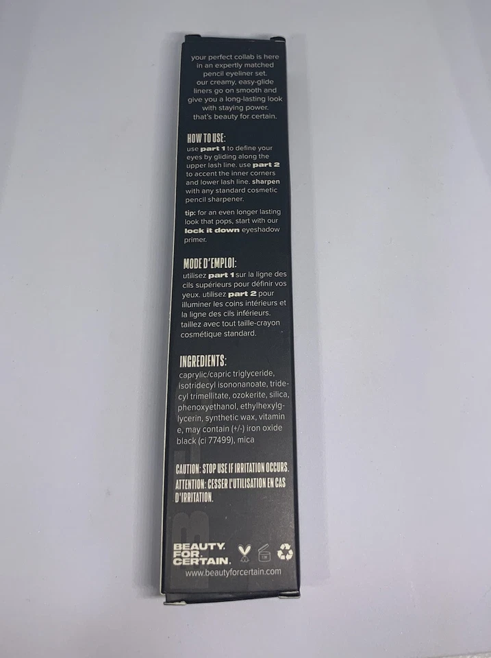 Juego de delineador de ojos lápiz BFC Perfect Collab tamaño completo nuevo en caja Foto 3 de 4