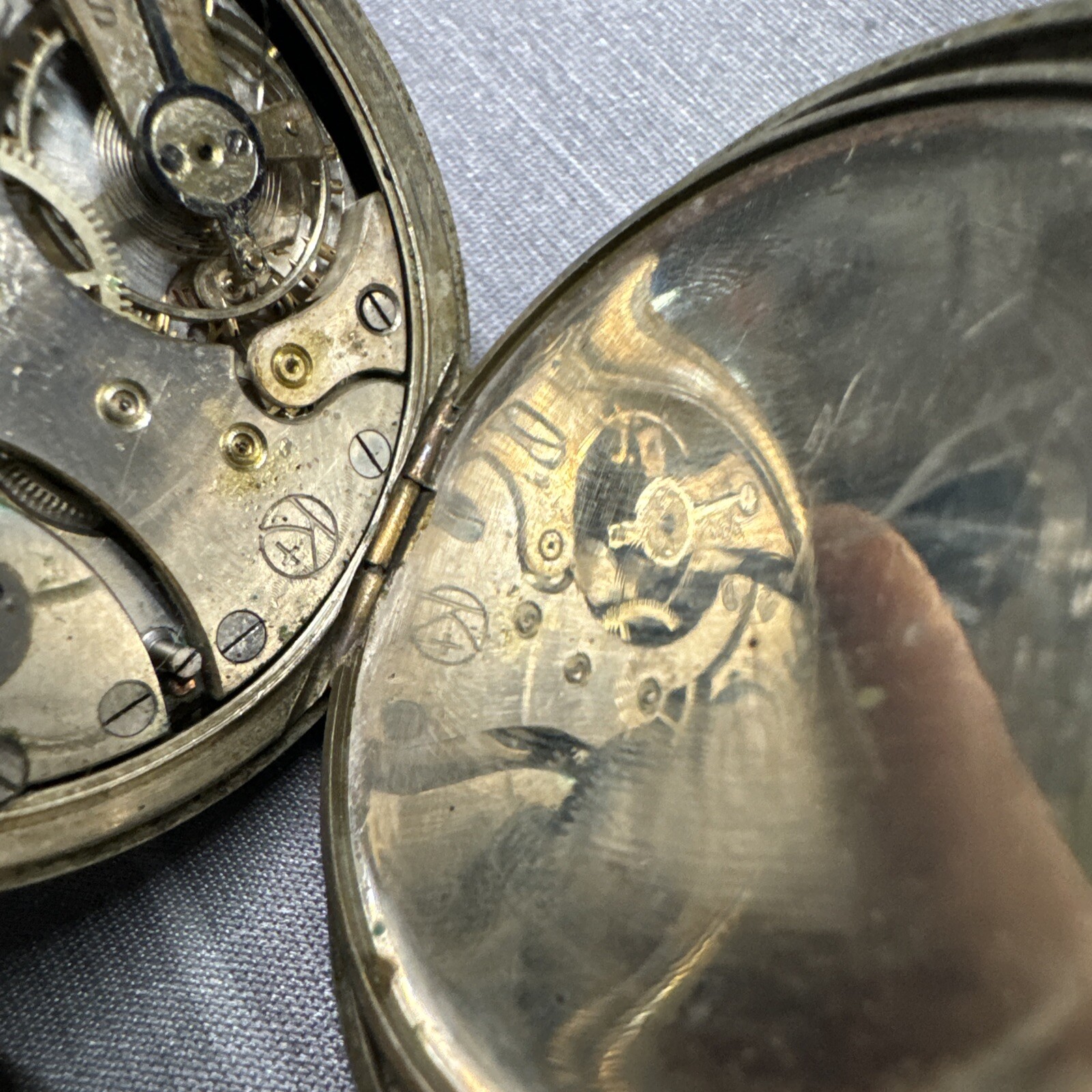 IRISH POCKET WATCH (WEIR & SONS) DUBLIN & BELFAST For Spares Hairspring