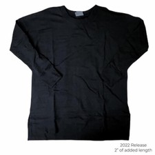 LuLaRoe SMALL HANNAH Lightweight Sweatshirt Solid Black