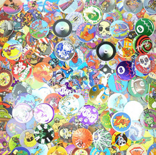 Lot Of 100 Pogs / Milk Caps + SLAMMER Random ...