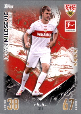 Match Attax Bundesliga 2023 2024 23/24 - 318 - Jovan Milosevic