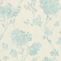 Rasch Tapete Vlies Florentine 449211 BlüTendolden Creme GrüN TüRkis Stylisch