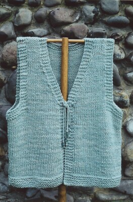 Oat Couture EASY KNIT PATTERN - EK701 Albion Vest - 7 Adult Sizes 37''-55''