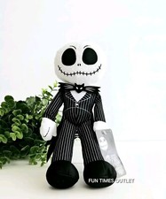 Disney Jack Skellington 12" Plush The Nightmare Before Christmas Stuffed Toy New