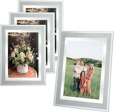 Image of ASelected 6X4 Glass Photo Picture Frames For Wedding Photos,Family Photos And Ho