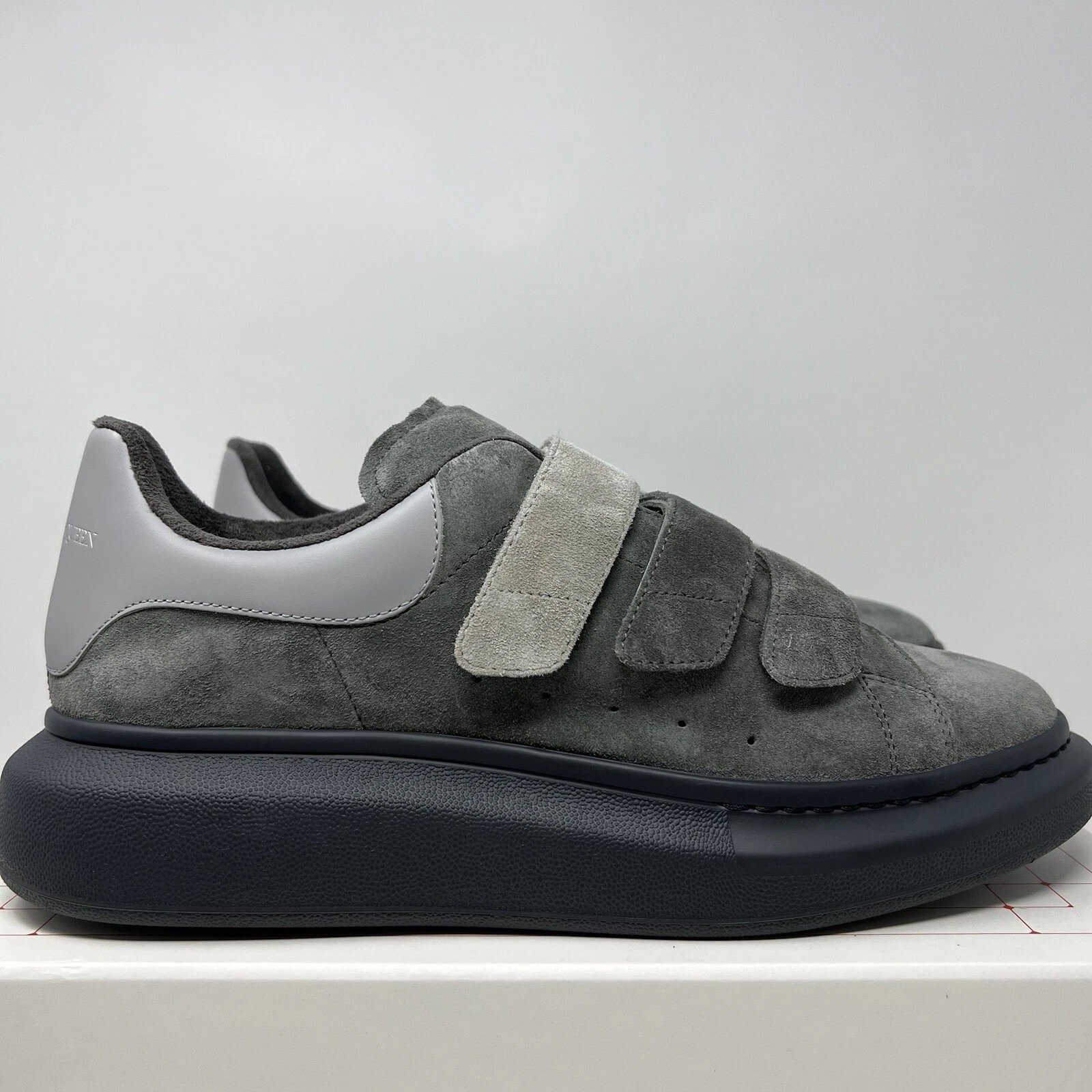 Alexander McQueen — Alexander McQueen Men's Griptape Sneakers Size 44 EU /  11 US GreyLeather Suede