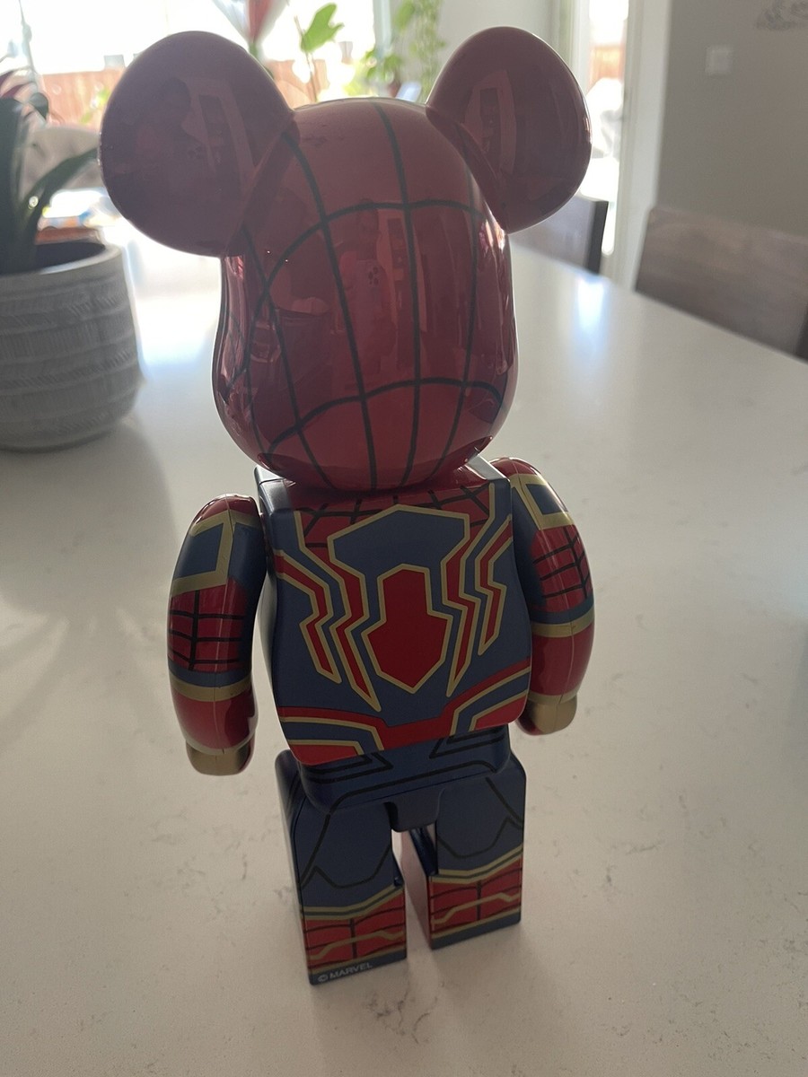 BE@RBRICK IRON SPIDER 400％ BEARBRICK Iron Spider 100%&400% Spiderman Avengers Marvel Be