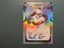 2019 Panini Prizm Draft Keelan Doss #191 Silver Prizm Autographs (AU, RC)