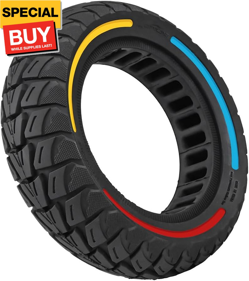 10x3 (80/65-6), 255x80, 10" Off-Road Honeycomb Tire, 10-inch Air Pocket Non-Pneu