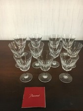 32 Wine Glasses / Liqueur Model Côte D'Azur Crystal By Baccarat (Price Per Unit)
