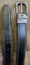 Dockers Boys Youth Dress Size Small 22-24 Black Faux Leather Belt