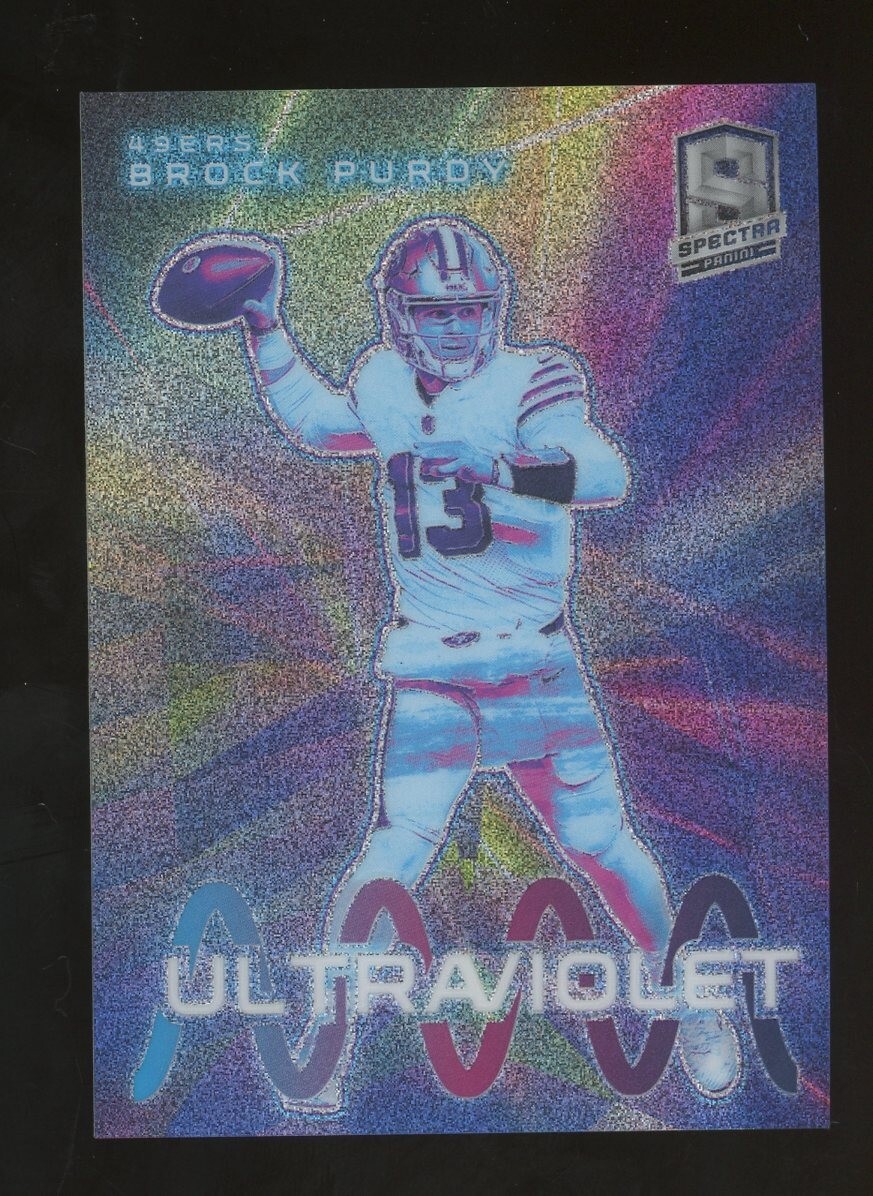 2023 Spectra Ultraviolet Brock Purdy 49ers SSP CASE HIT