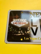 Las Vegas Nevada Centennial Specialty  License Plate...pre owned..