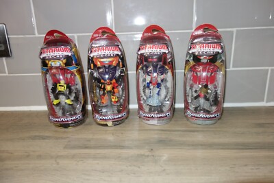 Hasbro Titanium Die-Cast Transformers G1 Bumblebee, Predaking, Starscream, Grimlock