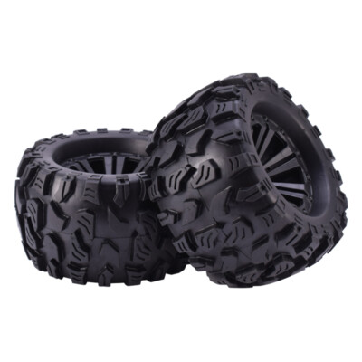 2 x ZD Racing 12mm HEX & 125mm Räder Reifen Für 1/10 Monster Truck HPI HSP