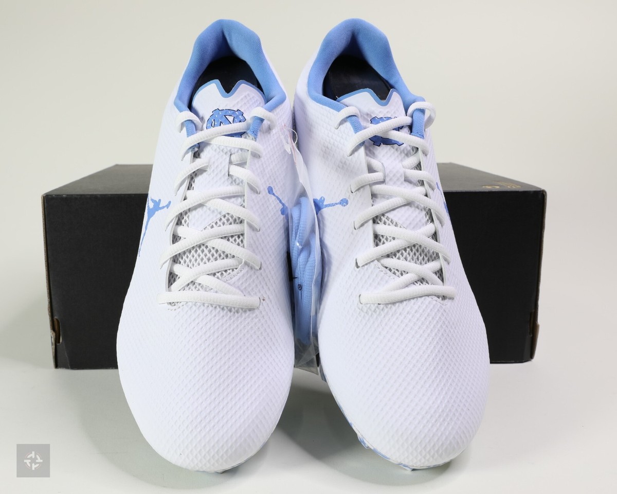 Mens Size 14 Wide UNC Tar Heels Jordan Vapor Edge Speed PE Football Cleats New Nike Jordan Vapor Edge Pro 360 UNC Team Issued Football  main image 2