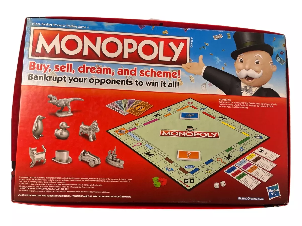  Monopoly Classic Replacement Board by Hasbro