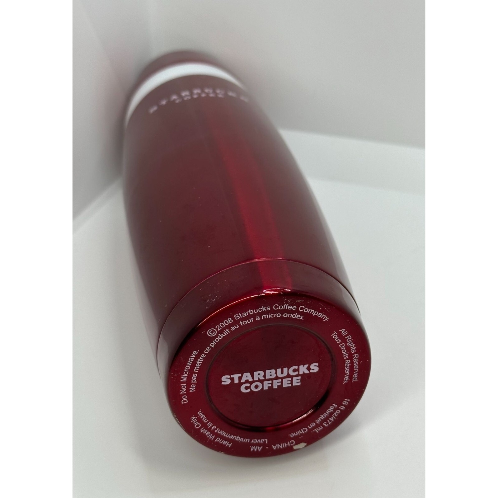 Starbucks Coffee Red Stainless Steel Insulated Tumbler Thermos Travel