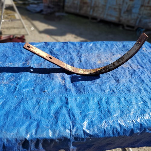 1940- 1941 Lincoln Left Front Outer Bumper Bracket. Used Ad#2217 - Foto 13 di 20