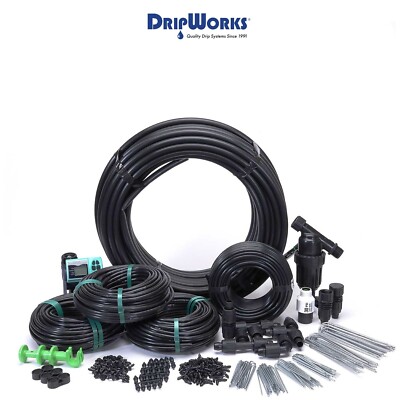 Automated Dripworks Premium Garden Bed Drip Irrigation Kit - Waters 9 Beds