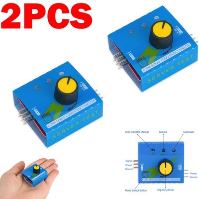 2PACK Digital ESC Servo Tester CCPM Consistency Controller Motor For RC Airplane