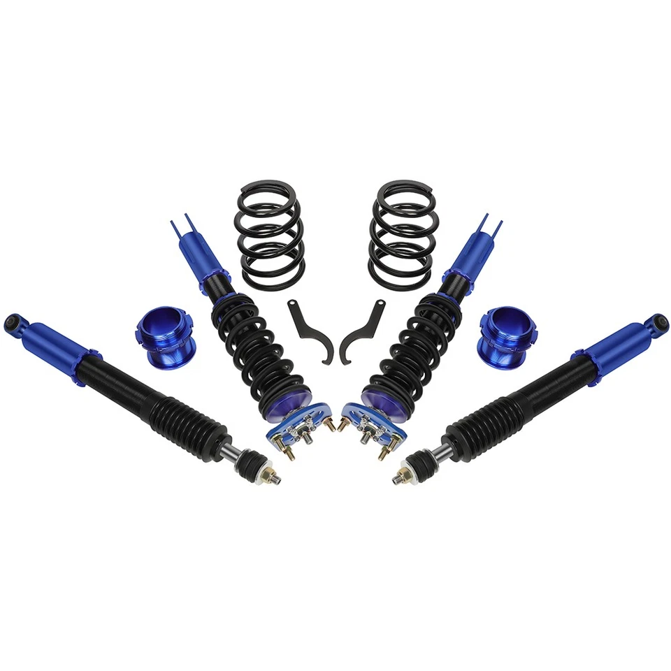 Fits 1994-04 Ford Mustang Coilovers Shocks Struts Suspension Springs Adj Height Foto 3 de 4