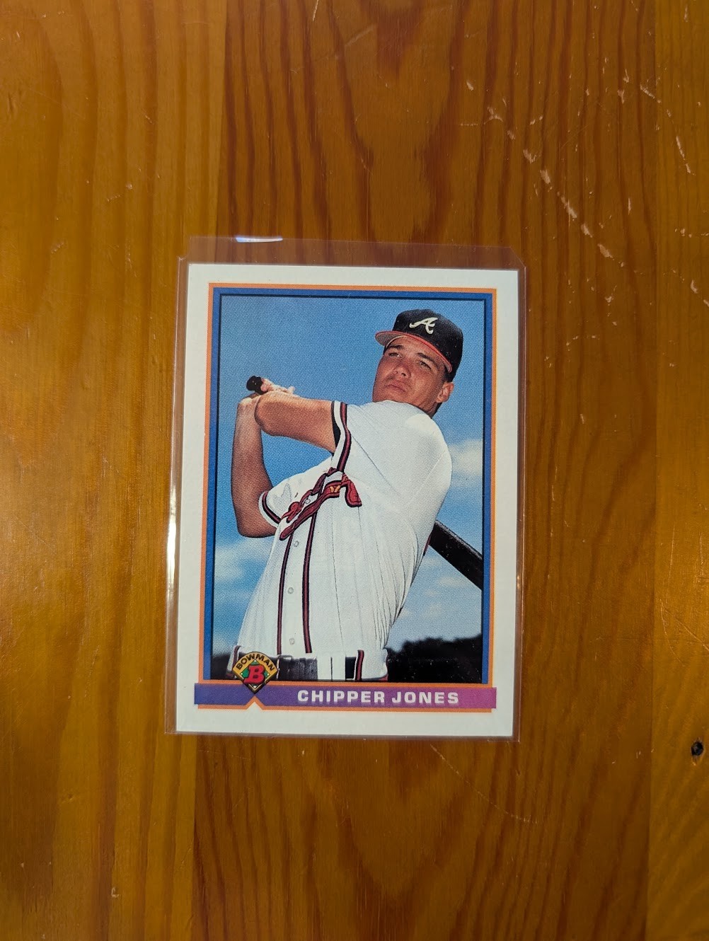 1991 Bowman Baseball Chipper Jones #569 RC