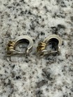 TIFFANY & CO ATLAS EARRINGS 18K GOLD 925 SILVER CLIP ON HUGGIE EARRINGS — photo 3