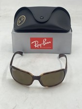 Ray Ban Women's Square Polarized Sunglasses Polished Havana / Brown