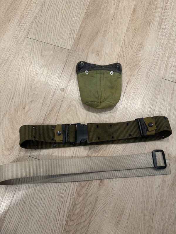 US Military Belt and Canteen Cover