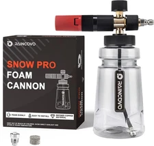 Foam Cannon Wide Mouth for Pressure Washer, Thick Snow Foam Lance for Car Wash