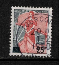 France 1959 SG1437 25f Marianne in Ship of State Used