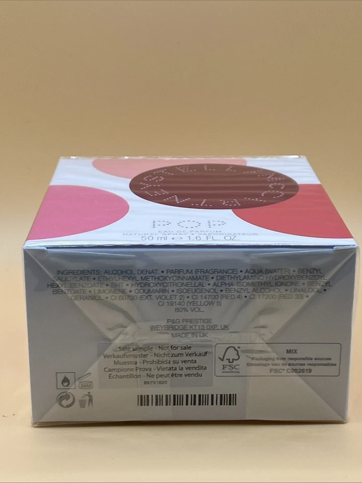 Stella McCartney POP 1,6 oz 50 ml Eau de Parfum Eau de Parfum Feminino Perfume Novo Selado - Imagem 4 de 4