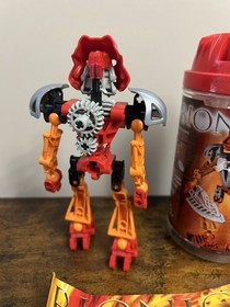 LEGO BIONICLE Tahu Nuva 8572 Set with Canister and Instructions