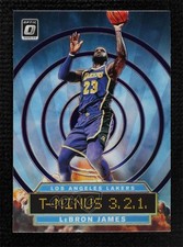 2019-20 Panini Donruss Optic T-Minus 3 2 1 Purple Prizm LeBron James #9 hs9