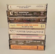 Various Country Artists Cassette Lot of 8