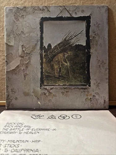Led Zeppelin “IV” LP 1971  /  Atlantic SD 7208 / Inner / Cleaned / VG+