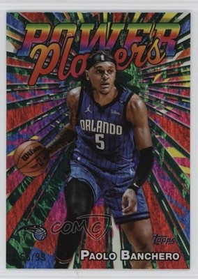2025-26 Topps Power Players Green Holo Foil 65/99 Paolo Banchero #PP-2 u0u