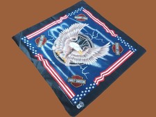 VINTAGE NEW OLD STOCK HARLEY DAVIDSON EAGLE BANDANA USA MADE