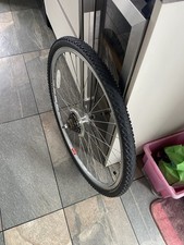 700c Rear 6 Speed Silver Hybrid city wheel Bike Wheel & Tyre 700 x 37c