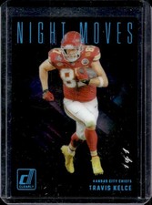 2024 Panini Clearly Donruss Travis Kelce Night Moves Platinum #1/1 Chiefs