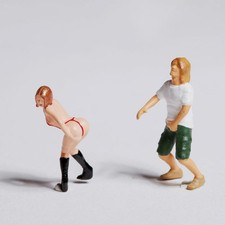 1:87 scala In Miniatura Persone-Resina Dipinta Figurine per Diorami Figure