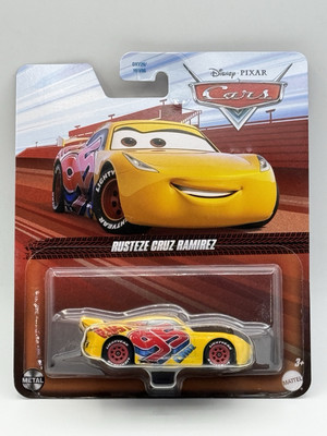 Disney Pixar Cars 3  Rusteze Cruz Ramirez Metal 1:55 Die Cast  Red Card 2025