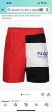 Nautica Boys' Swim Short Trunk Size 5 New with Tags