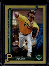 2025 Topps Jared Jones FF NYC Big Apple Variation Gold Foil #/50 Pirates
