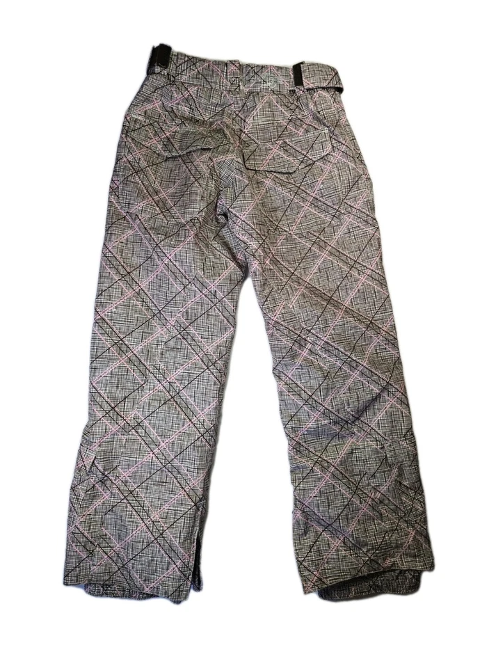 Боди перчатки брюки детский девочек размер 10 коричневый розовый снег лыж регулируемая талия - Изображение 3 из 4