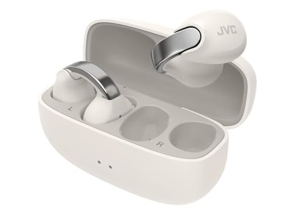 JVC Nearphones HA-NP1T-W: Auricolari Earcuff Wireless Open-Ear Bluetooth 5.3